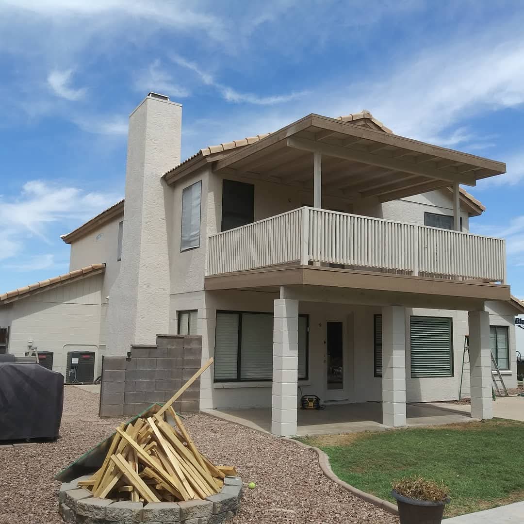 Two story house painting Gilbert